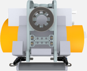 Hillaero OXYLOG PLUS FAA certified Mount for your Air Ambulance Airmed Helicopter or Fixed Wing Aircraft WITH UNITS TOP